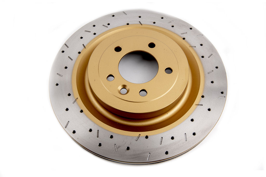 DBA DBA43091XS - Drilled and Slotted 4000 XS Gold Brake Rotor