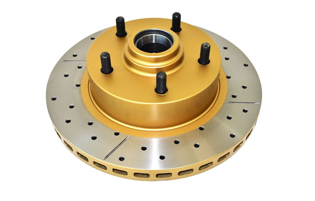 DBA DBA014X - Drilled and Slotted Street XS Gold Brake Rotor