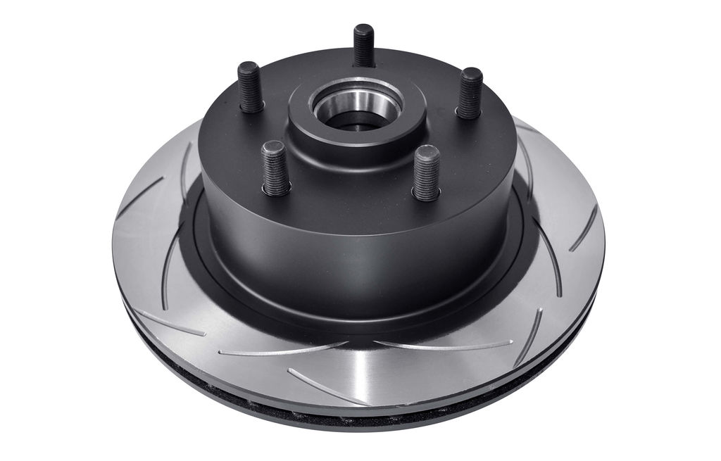 DBA DBA015S - Slotted Street T2 Uncoated Brake Rotor with Kangaroo Paw Vanes