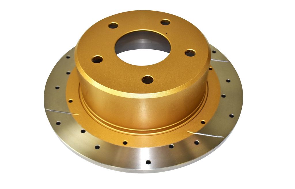 DBA DBA016X - Drilled and Slotted Street XS Gold Brake Rotor