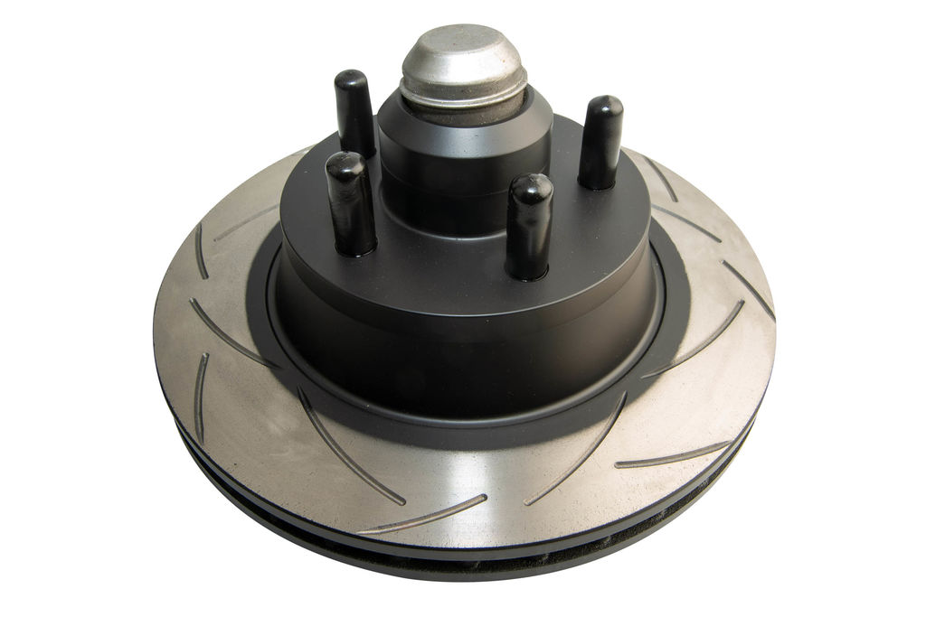 DBA DBA110BS - Slotted Street T2 Uncoated Brake Rotor with Kangaroo Paw Vanes
