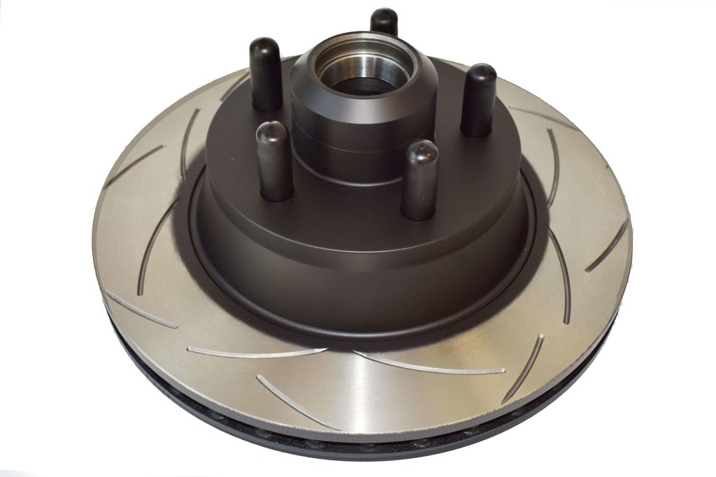 DBA DBA130S - Slotted Street T2 Uncoated Brake Rotor with Kangaroo Paw Vanes