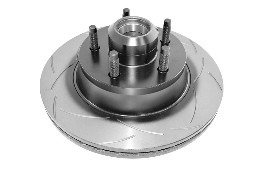 DBA DBA132S - Slotted Street T2 Uncoated Brake Rotor with Kangaroo Paw Vanes