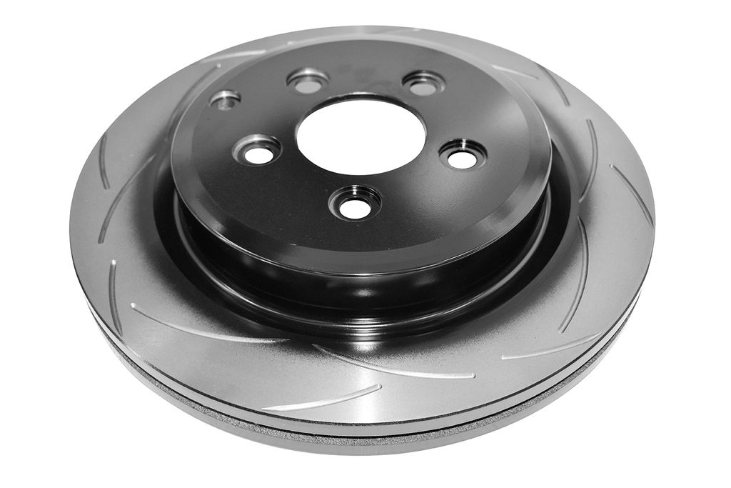 DBA DBA2108S - Slotted Street T2 Uncoated Brake Rotor with Kangaroo Paw Vanes