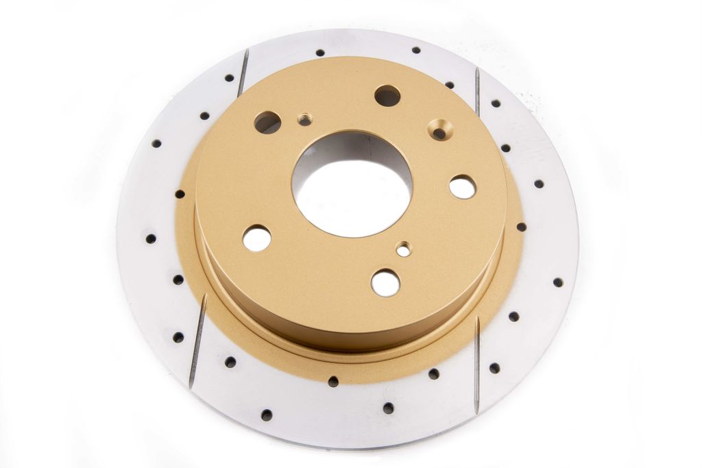 DBA DBA2589X - Drilled and Slotted Street XS Gold Brake Rotor