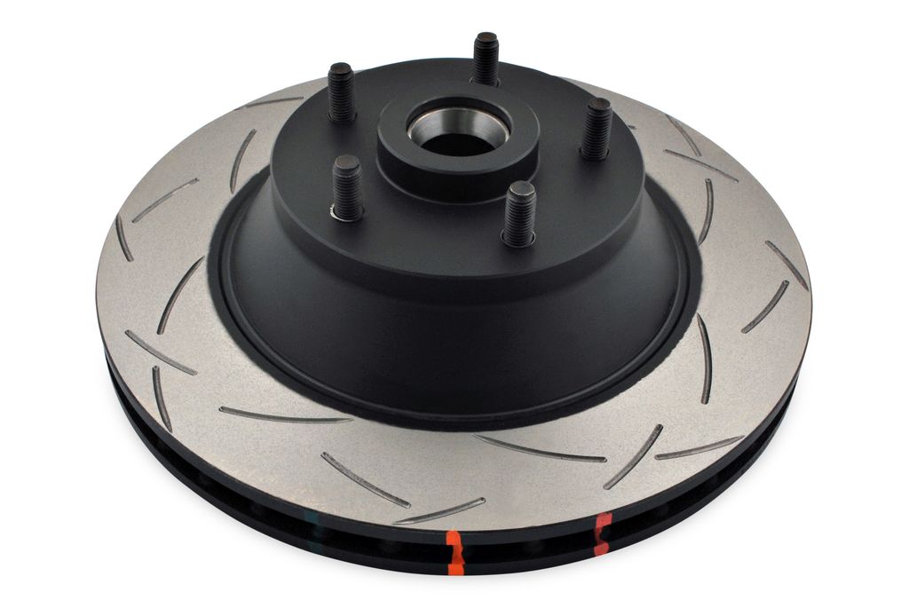 DBA DBA4019S - Slotted 4000 T3 Black Brake Rotor with Kangaroo Paw Vanes