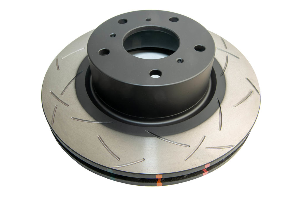 DBA DBA4040BS - Slotted 4000 Series T3 Black Brake Rotor with Kangaroo Paw Vanes, Sold Individually