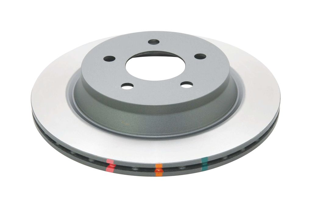 DBA DBA4102 - Smooth-Plain 4000 Series Black Brake Rotor with Kangaroo Paw Vanes, Sold Individually