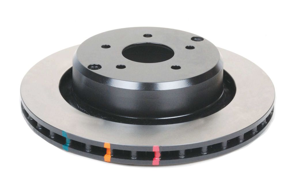 DBA DBA42025 - Smooth-Plain 4000 Series Black Brake Rotor with Kangaroo Paw Vanes, Sold Individually