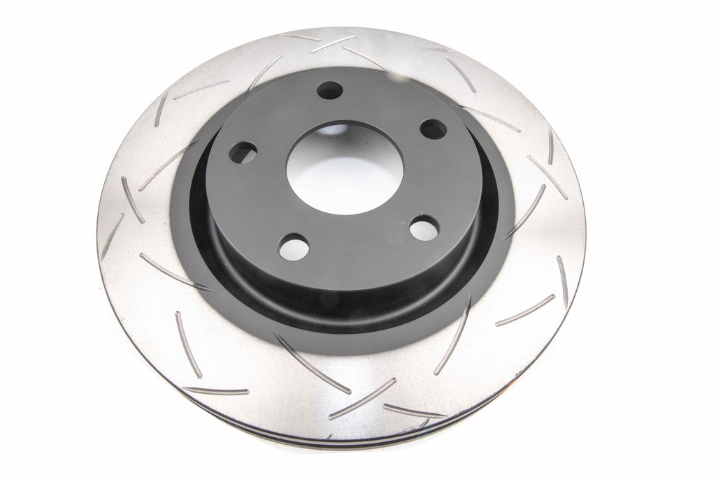DBA DBA42026S - Slotted 4000 Series T3 Black Brake Rotor with Kangaroo Paw Vanes, Sold Individually