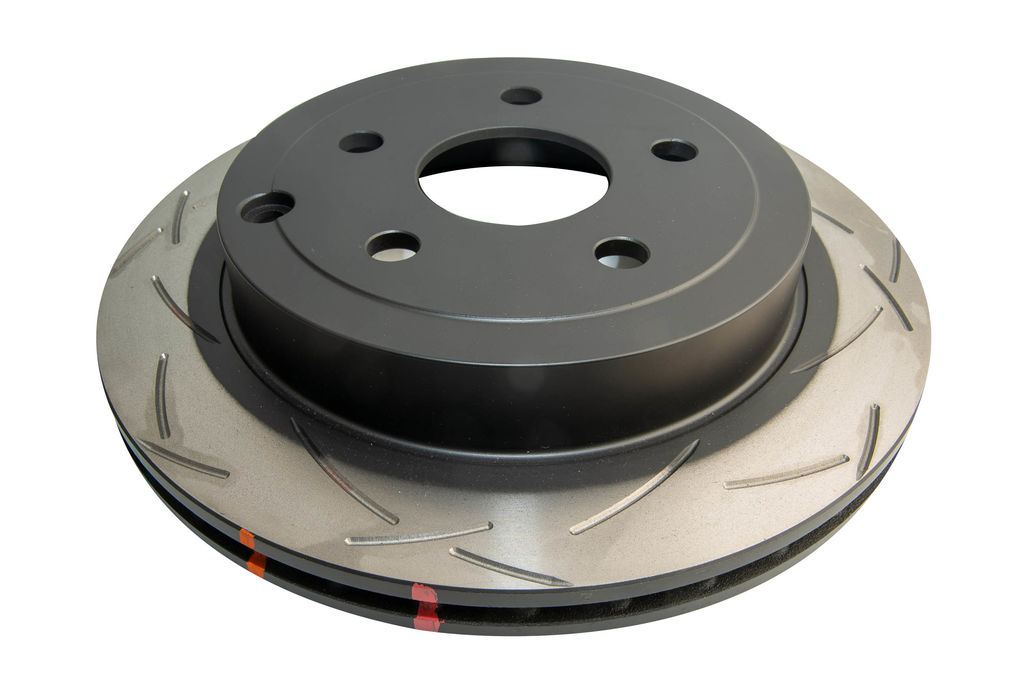 DBA DBA42027S - Slotted 4000 Series T3 Black Brake Rotor with Kangaroo Paw Vanes, Sold Individually