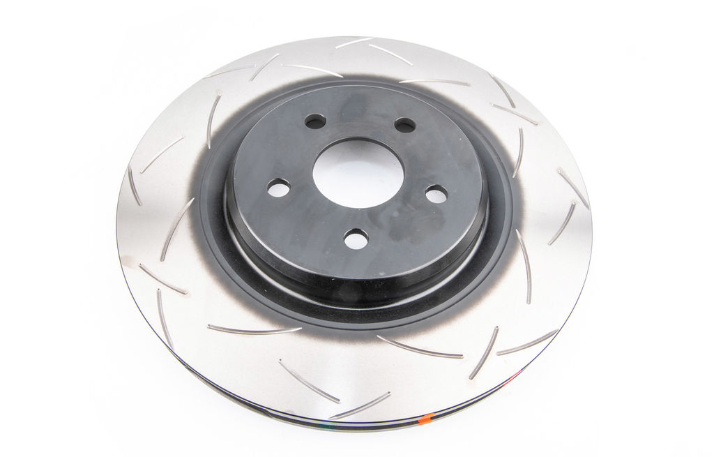 DBA DBA42030S - Slotted 4000 Series T3 Black Brake Rotor with Kangaroo Paw Vanes, Sold Individually