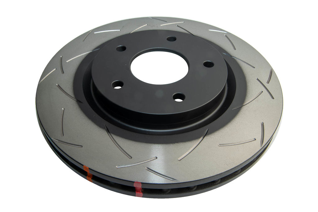 DBA DBA42050S - Slotted 4000 Series T3 Black Brake Rotor with Kangaroo Paw Vanes, Sold Individually