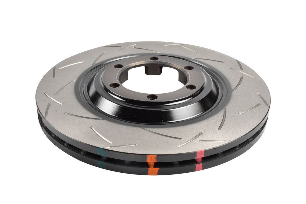 DBA DBA42060S - Slotted 4000 Series T3 Black Brake Rotor with Kangaroo Paw Vanes, Sold Individually