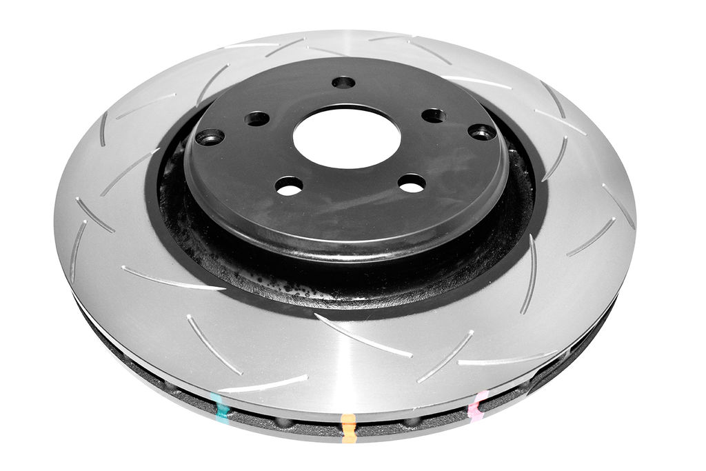 DBA DBA42065S - Slotted 4000 Series T3 Black Brake Rotor with Kangaroo Paw Vanes, Sold Individually