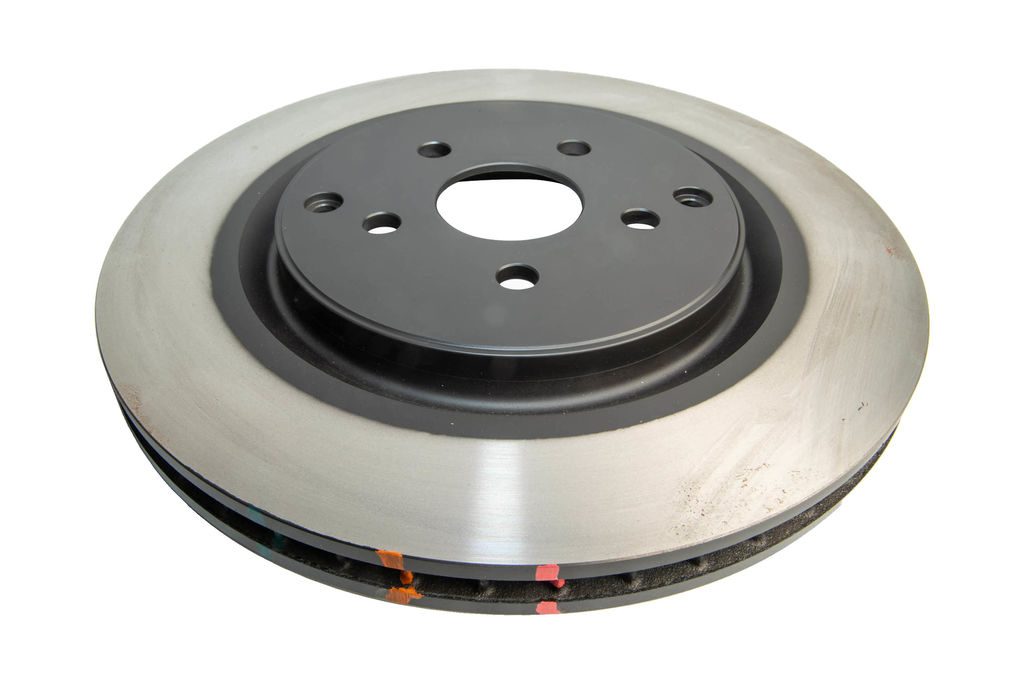 DBA DBA42069R - Smooth-Plain 4000 Black Brake Rotor with Curved Vanes