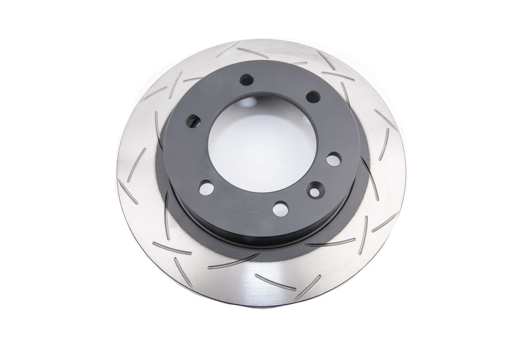 DBA DBA42079S - Slotted 4000 Series T3 Black Brake Rotor with Kangaroo Paw Vanes, Sold Individually