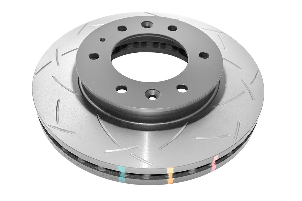 DBA DBA42132S - Slotted 4000 Series T3 Black Brake Rotor with Kangaroo Paw Vanes, Sold Individually