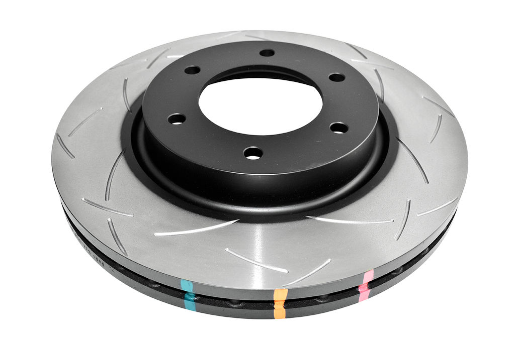 DBA DBA42137S - Slotted 4000 Series T3 Black Brake Rotor with Kangaroo Paw Vanes, Sold Individually