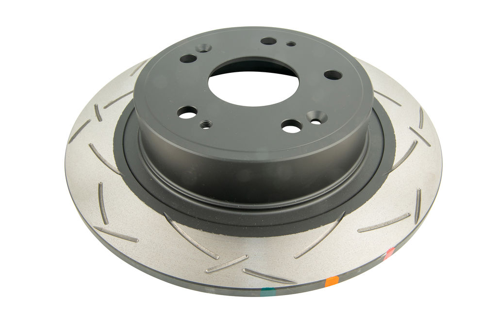 DBA DBA42159S - Slotted 4000 Series T3 Black Brake Rotor with Kangaroo Paw Vanes, Sold Individually