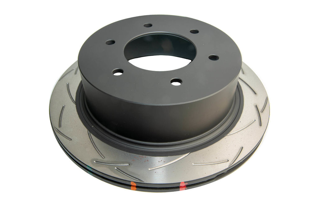 DBA DBA42215S - Slotted 4000 Series T3 Black Brake Rotor with Kangaroo Paw Vanes, Sold Individually