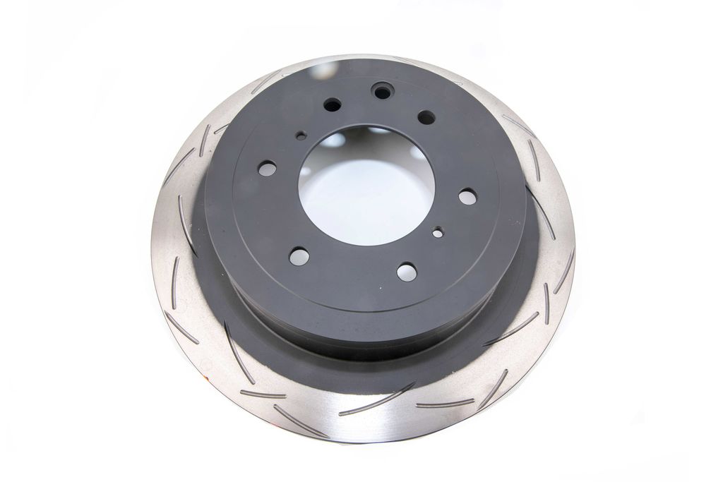 DBA DBA42219S - Slotted 4000 Series T3 Black Brake Rotor with Kangaroo Paw Vanes, Sold Individually
