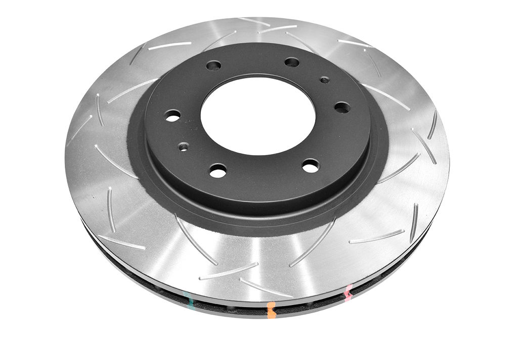 DBA DBA42234S - Slotted 4000 Series T3 Black Brake Rotor with Kangaroo Paw Vanes, Sold Individually