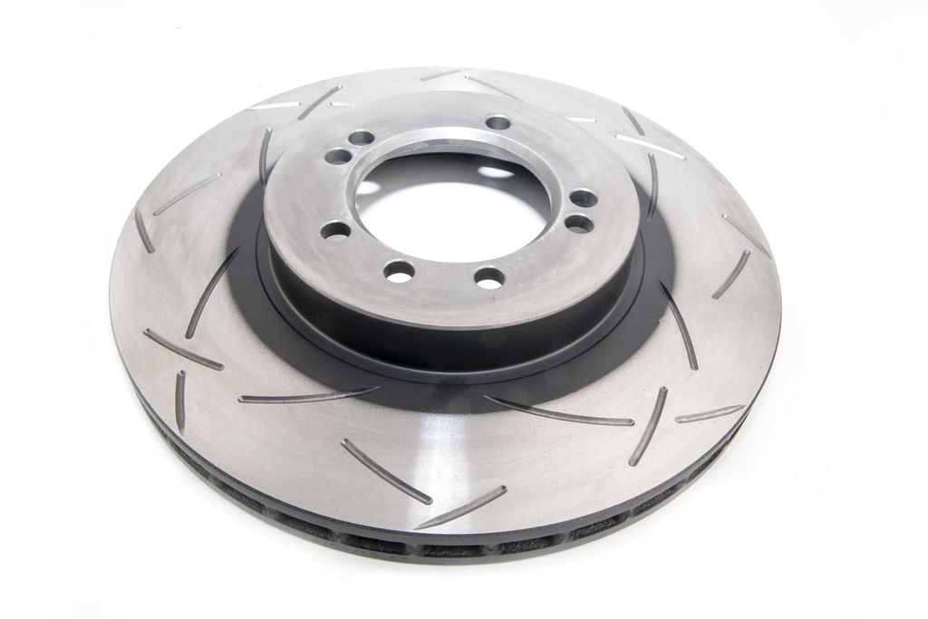DBA DBA42236 - Smooth-Plain 4000 Black Brake Rotor with Kangaroo Paw Vanes