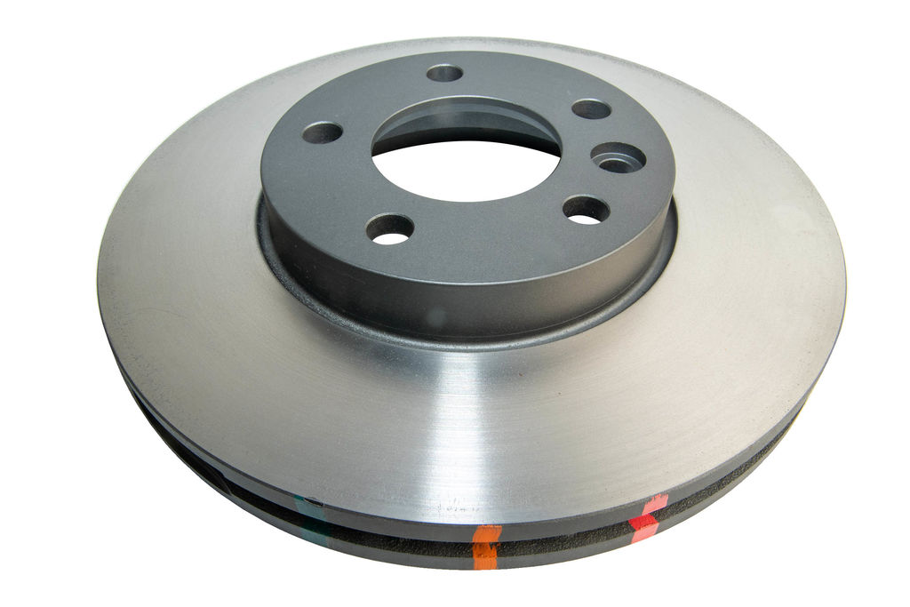 DBA DBA42242 - Smooth-Plain 4000 Black Brake Rotor with Kangaroo Paw Vanes