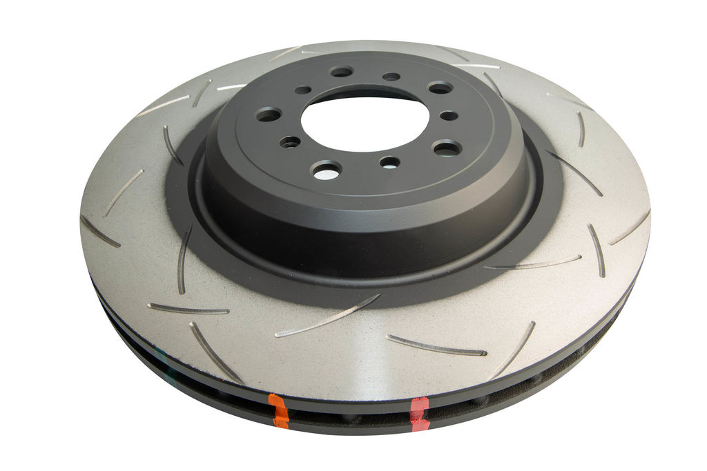 DBA DBA42280S - Slotted 4000 Series T3 Black Brake Rotor with Kangaroo Paw Vanes, Sold Individually