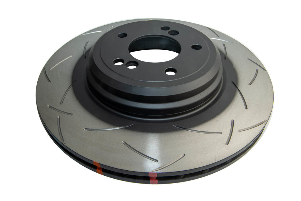 DBA DBA42281S - Slotted 4000 Series T3 Black Brake Rotor with Kangaroo Paw Vanes, Sold Individually