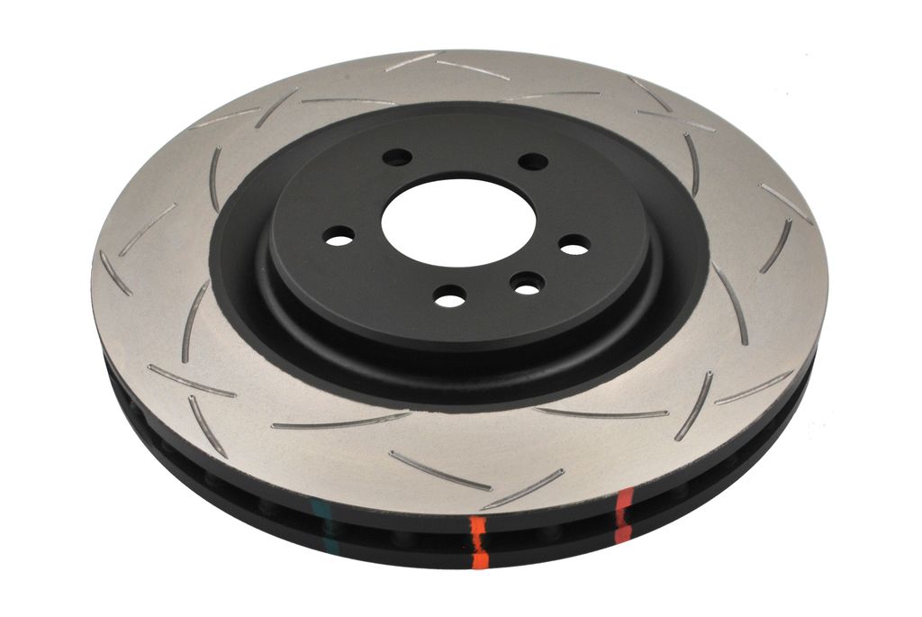 DBA DBA42363S - Slotted 4000 Series T3 Black Brake Rotor with Kangaroo Paw Vanes, Sold Individually