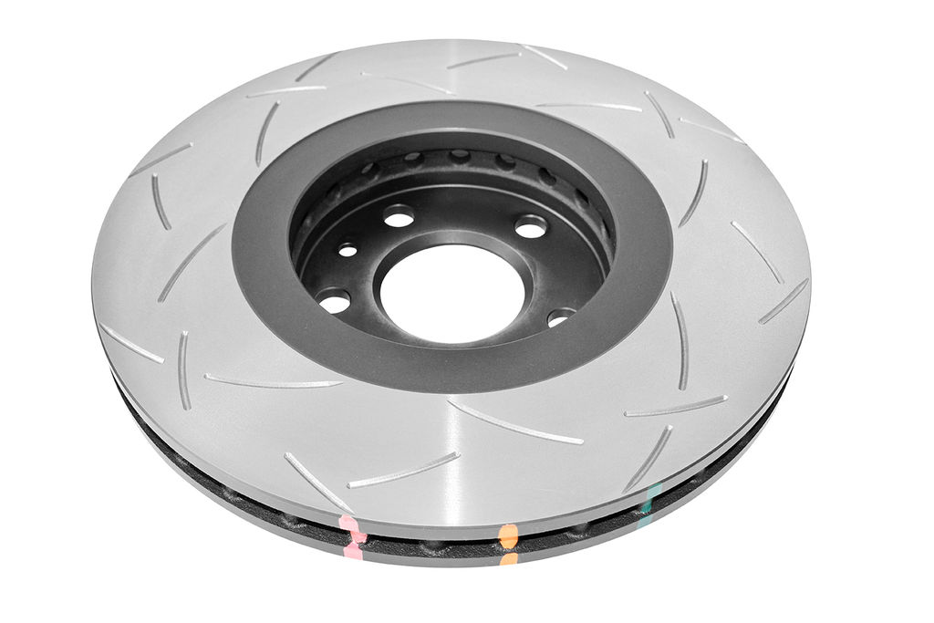 DBA DBA42368S - Slotted 4000 Series T3 Black Brake Rotor with Kangaroo Paw Vanes, Sold Individually