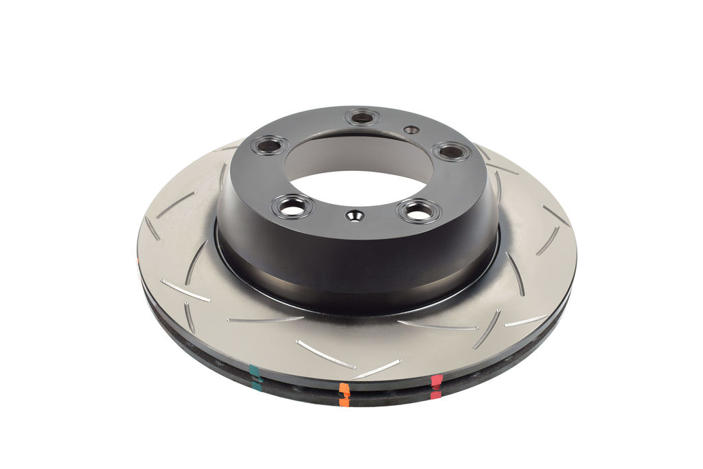 DBA DBA42389S - Slotted 4000 Series T3 Black Brake Rotor with Kangaroo Paw Vanes, Sold Individually