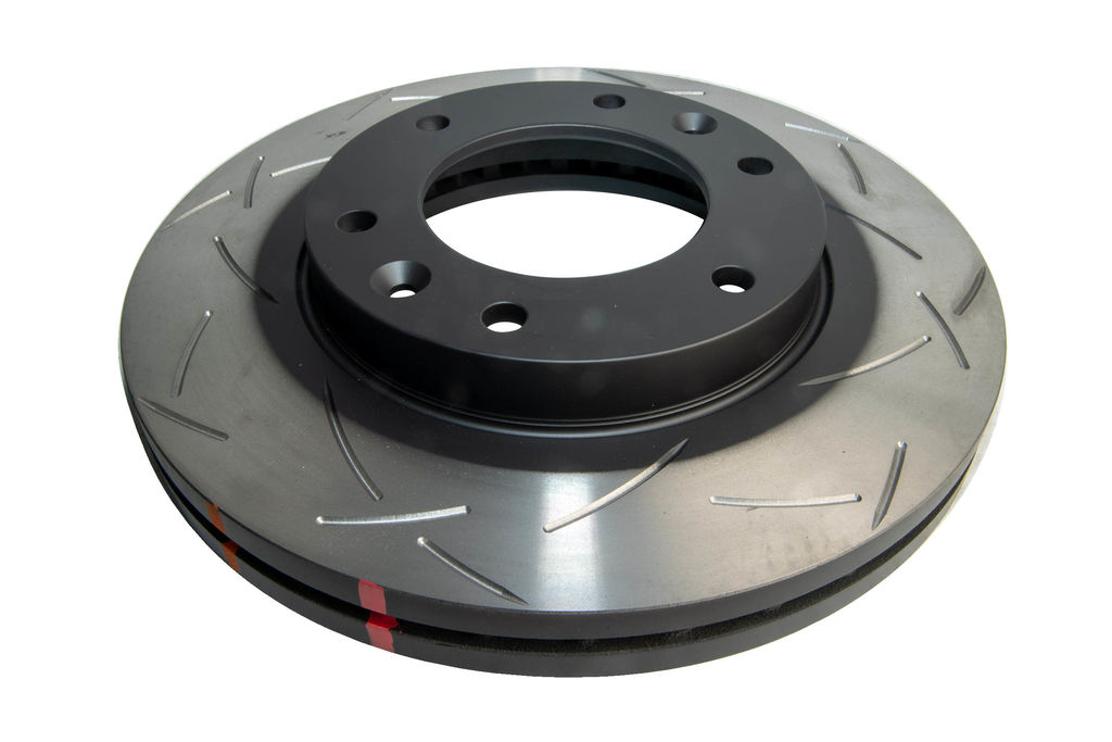 DBA DBA42460S - Slotted 4000 Series T3 Black Brake Rotor with Kangaroo Paw Vanes, Sold Individually