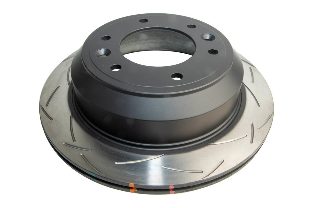 DBA DBA42461S - Slotted 4000 Series T3 Black Brake Rotor with Kangaroo Paw Vanes, Sold Individually