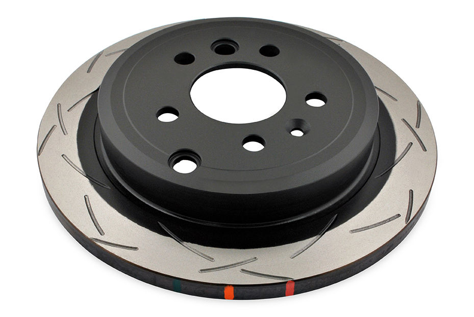 DBA DBA4505S - Slotted 4000 T3 Black Brake Rotor