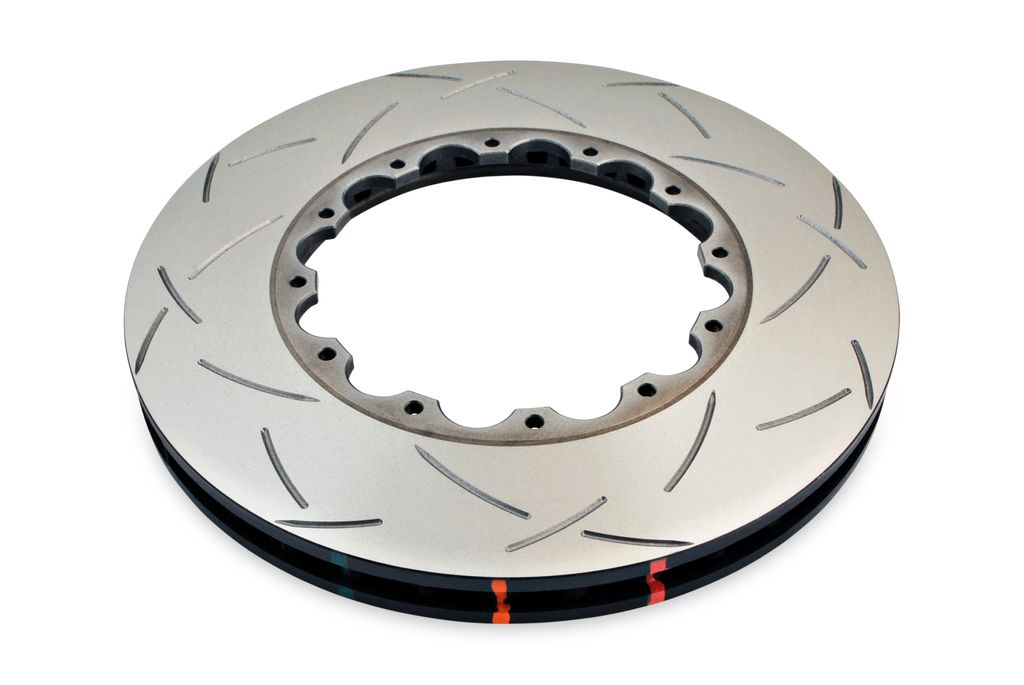 DBA DBA5046.1S - Slotted 5000 T3 Black Brake Rotor Ring with Kangaroo Paw Vanes