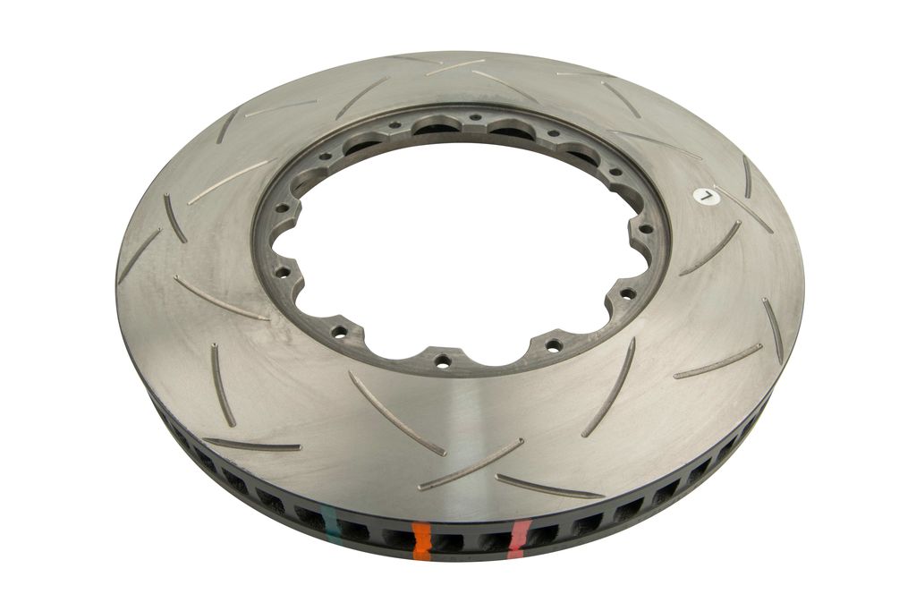 DBA DBA5048.1LS - Slotted 5000 Series T3 Black Brake Rotor Ring with Curved Vanes, Sold Individually
