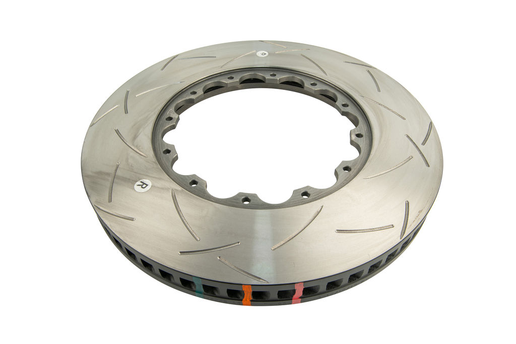 DBA DBA5048.1RS - Slotted 5000 Series T3 Black Brake Rotor Ring with Curved Vanes, Sold Individually