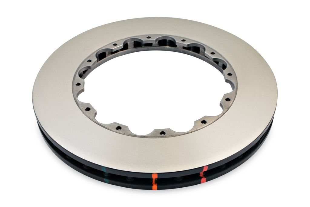 DBA DBA5055.1 - Smooth-Plain 5000 Series Black Brake Rotor Ring with Kangaroo Paw Vanes, Sold Individually