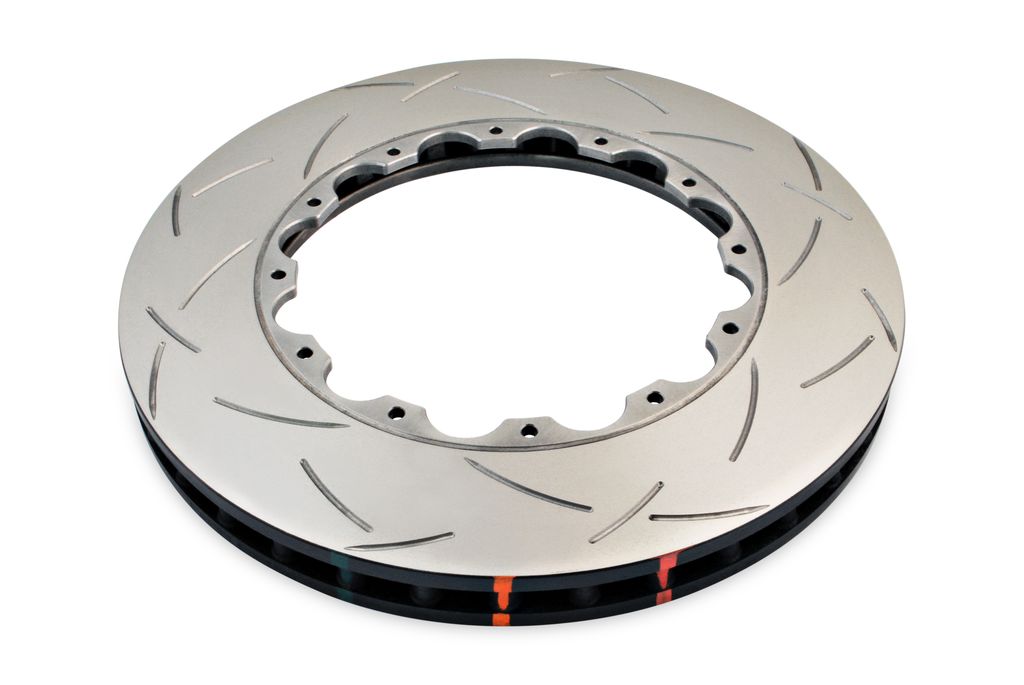 DBA DBA52024.1S - Slotted 5000 T3 Black Brake Rotor Ring with Kangaroo Paw Vanes