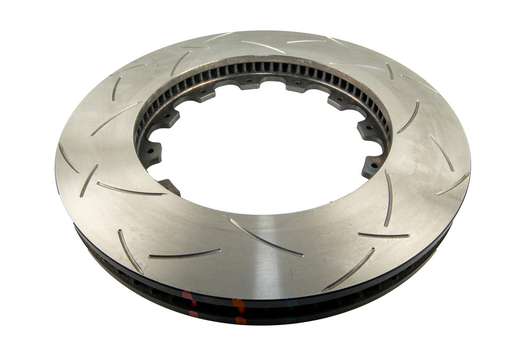 DBA DBA52068.1LS - Slotted 5000 Series T3 Black Brake Rotor Ring with Curved Vanes, Sold Individually