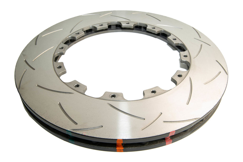 DBA DBA52069.1S - Slotted 5000 Series T3 Black Brake Rotor Ring with Kangaroo Paw Vanes, Sold Individually