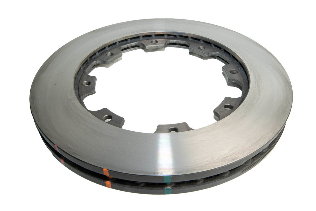 DBA DBA52102.1 - Smooth-Plain 5000 Black Brake Rotor Ring with Kangaroo Paw Vanes