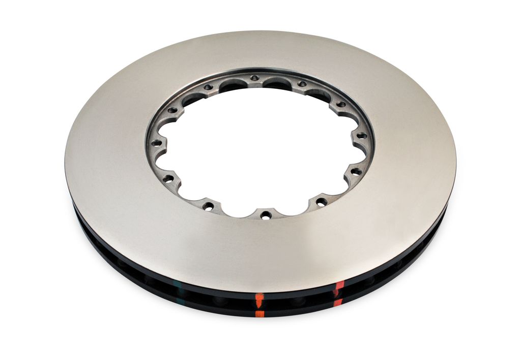 DBA DBA52224.1 - Smooth-Plain 5000 Series Black Brake Rotor Ring with Kangaroo Paw Vanes, Sold Individually