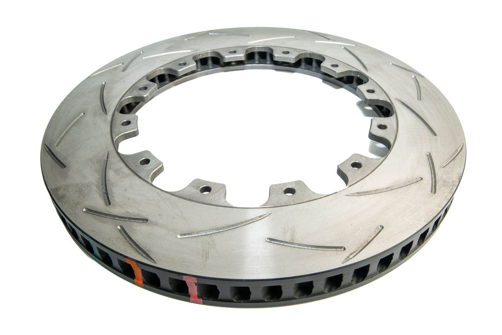 DBA DBA52231.1LS - Slotted 5000 Series T3 Black Brake Rotor Ring with Curved Vanes, Sold Individually