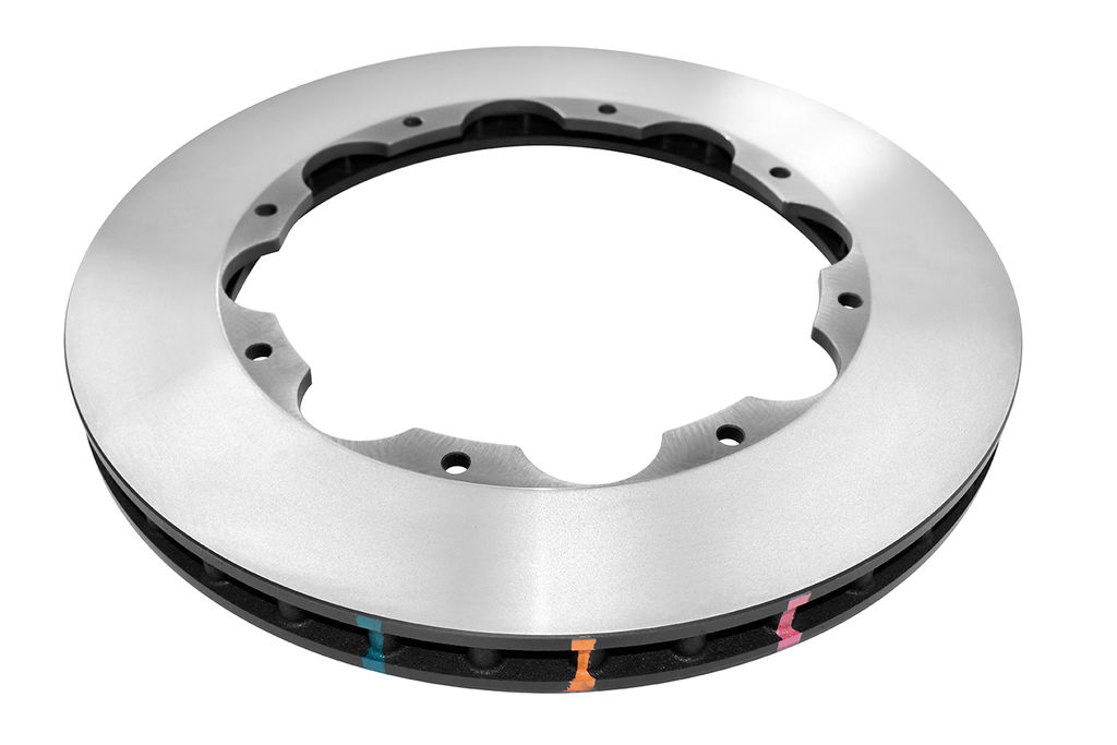 DBA DBA52323.1 - Smooth-Plain 5000 Series Black Brake Rotor Ring with Kangaroo Paw Vanes, Sold Individually