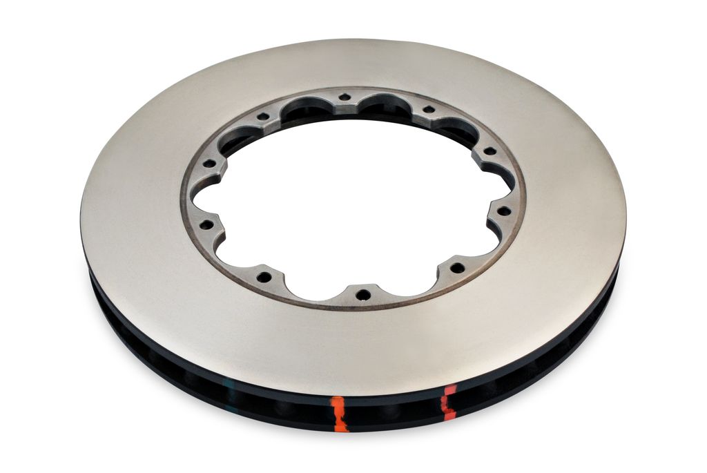 DBA DBA52355.1 - Smooth-Plain 5000 Series Black Brake Rotor Ring with Kangaroo Paw Vanes, Sold Individually