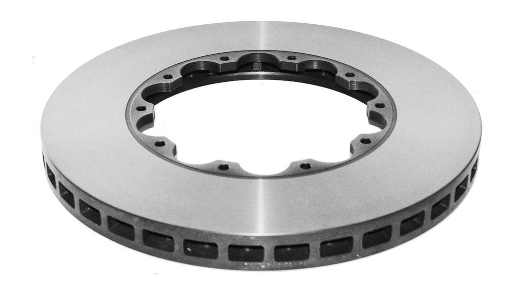 DBA DBA52358.1 - Smooth-Plain 5000 Series Black Brake Rotor Ring with Kangaroo Paw Vanes, Sold Individually
